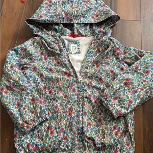 GAP Kids Colorful Floral Raincoat